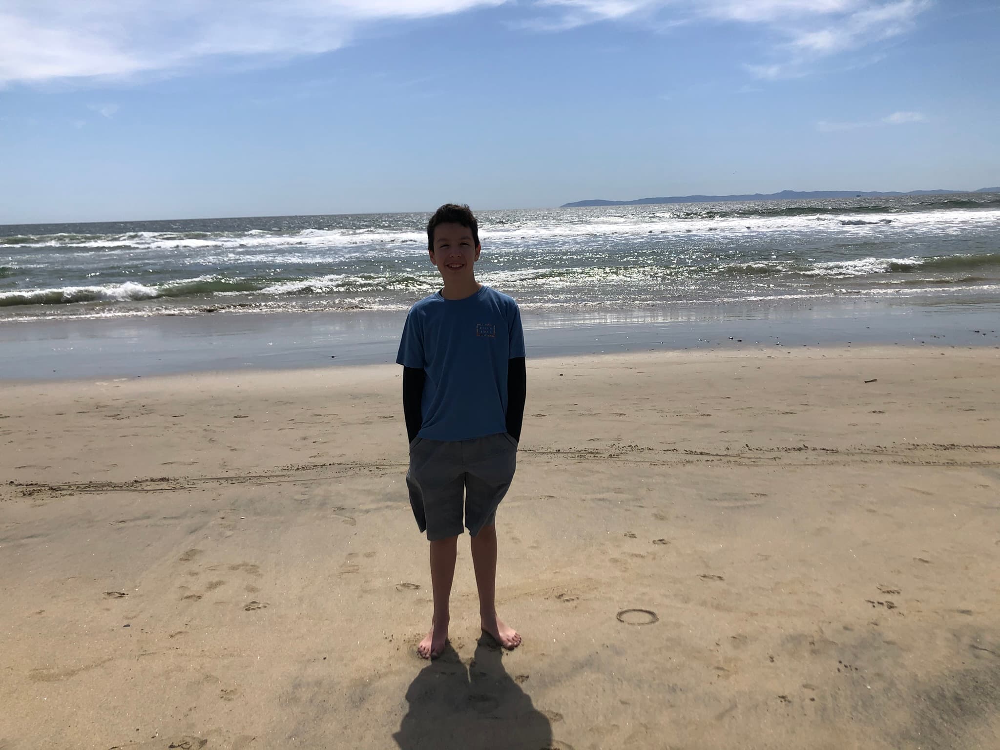 Brandon Arroyo at the beach